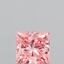 0.99 Ct. Fancy Intense  Pink Princess Lab Grown Diamond