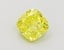 1.02 Ct. Fancy Vivid Yellow Cushion Lab Grown Diamond