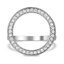 Lattice Double Halo Diamond Bridal Set, smallside view