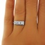 The Liberty Ring, smalltop view on a hand