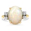 Retro Opal Cocktail Ring