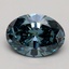 1.71 Ct. Fancy Vivid Blue Oval Lab Grown Diamond