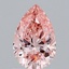 1.00 Ct. Fancy Vivid Pink Pear Lab Grown Diamond