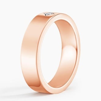Artemis 5.5mm Wedding Ring in 14K Rose Gold
