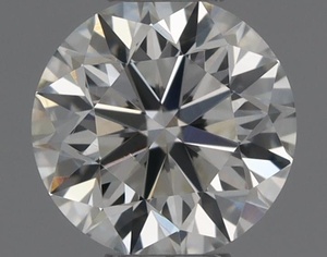 Round diamond — real photo