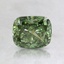 1.01 Ct. Fancy Vivid Pacific Green Cushion Lab Grown Diamond