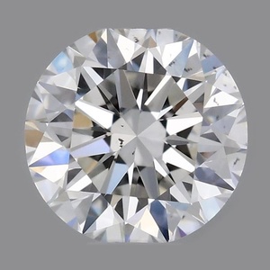 Round diamond — real photo