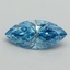 0.55 Ct. Fancy Vivid Blue Marquise Lab Grown Diamond