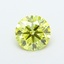 1.08 Ct. Fancy Intense  Yellow Round Lab Grown Diamond