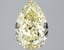 3.08 Ct. Fancy Intense Yellow Pear Lab Grown Diamond
