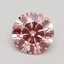 1.71 Ct. Fancy Intense Pink Round Lab Grown Diamond
