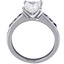 Diamond and Sapphire Starla Ring, smallside view