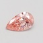 0.46 Ct. Fancy Intense Pink Pear Lab Grown Diamond