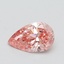 0.52 Ct. Fancy Intense Pink Pear Lab Grown Diamond