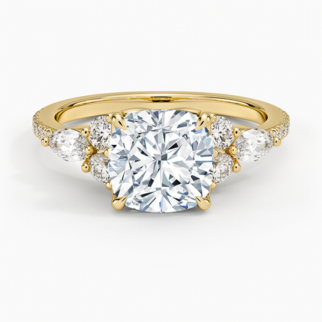 18K Yellow Gold Luxe Nadia Pavé Diamond Ring (1/2 ct. tw.)