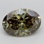 2.24 Ct. Fancy Vivid  Green Oval Lab Grown Diamond