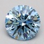 1.56 Ct. Fancy Blue Round Lab Grown Diamond