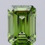 5.38 Ct. Fancy Vivid  Green Emerald Lab Grown Diamond