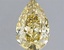 1.51 Ct. Fancy  Yellow Pear Lab Grown Diamond