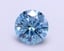1.57 Ct. Fancy Vivid  Blue Round Lab Grown Diamond