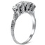 The Juliana Ring, smalltop view on a hand