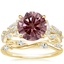 18K Yellow Gold Luxe Secret Garden Diamond Ring (3/4 ct. tw.) with Winding Willow Diamond Ring
