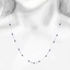 The Calabasas Necklace, smalltop view on a hand