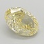 1.20 Ct. Fancy Intense Yellow Oval Lab Grown Diamond