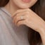 Platinum Simply Tacori Cathedral Drape Diamond Ring, smalladditional view 1
