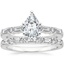 Platinum Leona Diamond Bridal Set (1/2 ct. tw.)