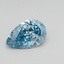 0.94 Ct. Fancy Vivid Blue Pear Lab Grown Diamond