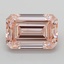 6.20 Ct. Fancy Intense  Pink Emerald Lab Grown Diamond