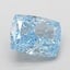 2.08 Ct. Fancy Vivid Blue Cushion Lab Grown Diamond