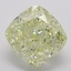 2.60 Ct. Fancy Light Yellow Cushion Diamond