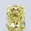 1.02 Ct. Fancy Vivid Yellow Radiant Lab Grown Diamond