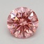 0.82 Ct. Fancy Vivid Pink Round Lab Grown Diamond
