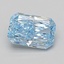 1.01 Ct. Fancy Vivid Blue Radiant Lab Grown Diamond