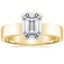 18K Yellow Gold Parker Solitaire Ring, smalltop view
