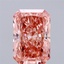 2.45 Ct. Fancy Vivid  Pink Radiant Lab Grown Diamond