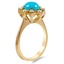 The Portofino Ring, smalltop view on a hand