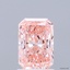 1.19 Ct. Fancy Vivid  Pink Radiant Lab Grown Diamond