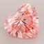 3.51 Ct. Fancy Vivid Pink Heart Lab Grown Diamond