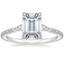 18K White Gold Luxe Aria Three Stone Diamond Ring (1/3 ct. tw.), smalltop view