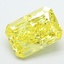 3.23 Ct. Fancy Vivid  Yellow Radiant Lab Grown Diamond