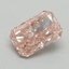 1.03 Ct. Fancy Vivid Pink Radiant Lab Grown Diamond