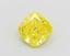 1.56 Ct. Fancy Vivid Yellow Cushion Lab Grown Diamond