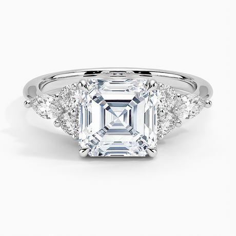 18K White Gold Luxe Nadia Diamond Ring