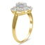 The Katti Ring, smalltop view on a hand