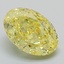 3.94 Ct. Fancy Intense Yellow Oval Lab Grown Diamond
