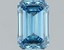 1.02 Ct. Fancy Vivid Blue Emerald Lab Grown Diamond